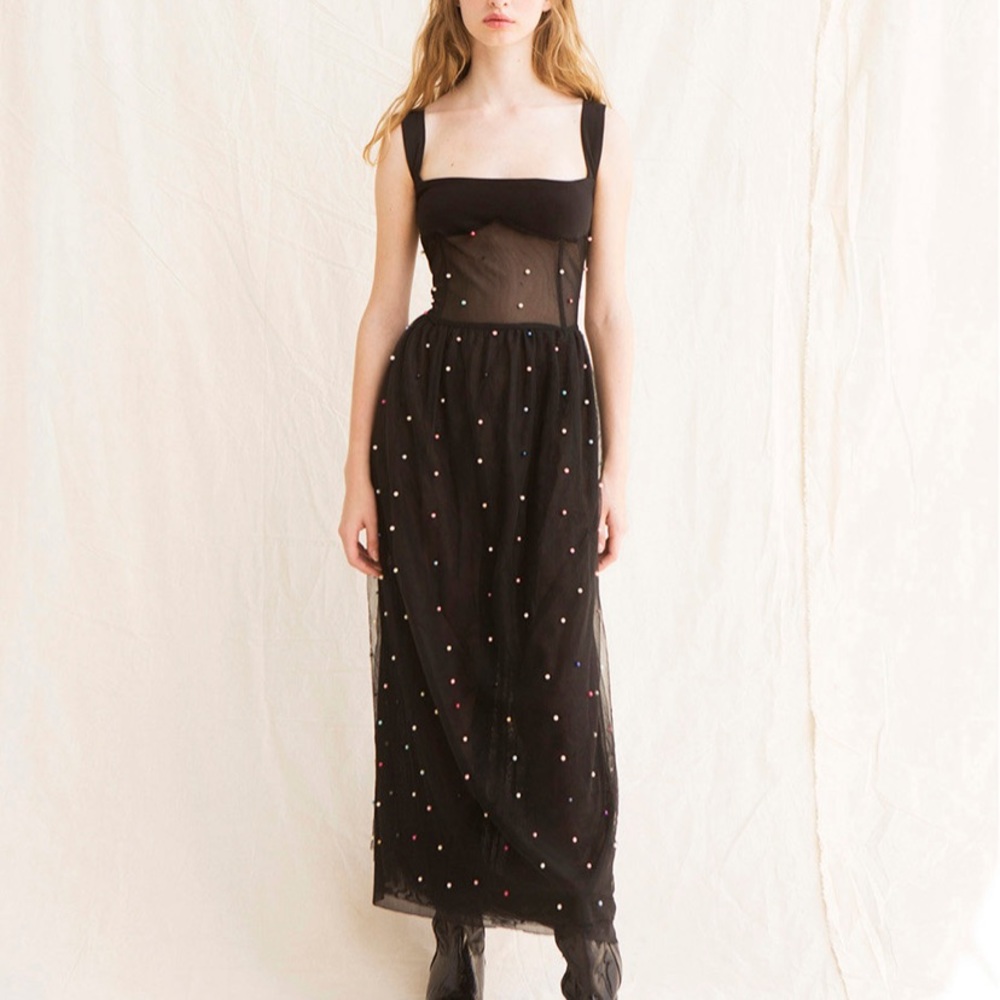 TACH CLOTHING Verbena beaded dress